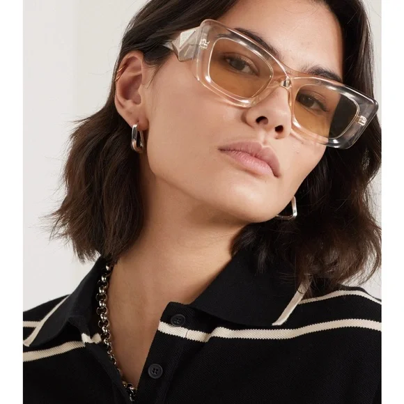 Prada Transparent and Tan Sunglasses - Picture 7 of 15